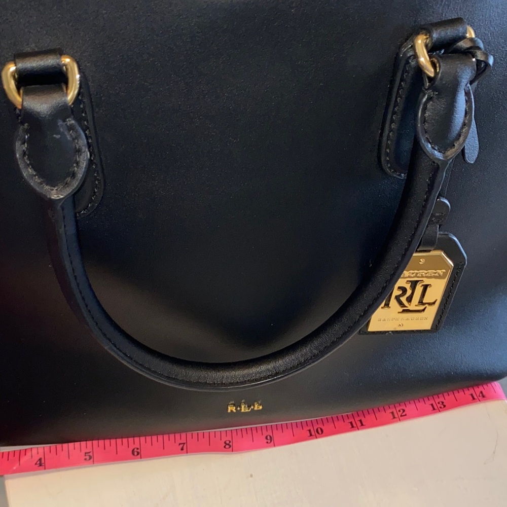 Lauren Ralph Lauren Black and Gold Tote - Picture 3 of 8
